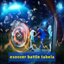 esoccer battle tabela