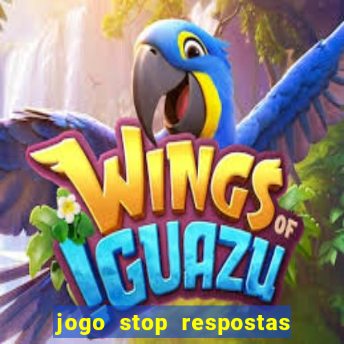 jogo stop respostas de a a z